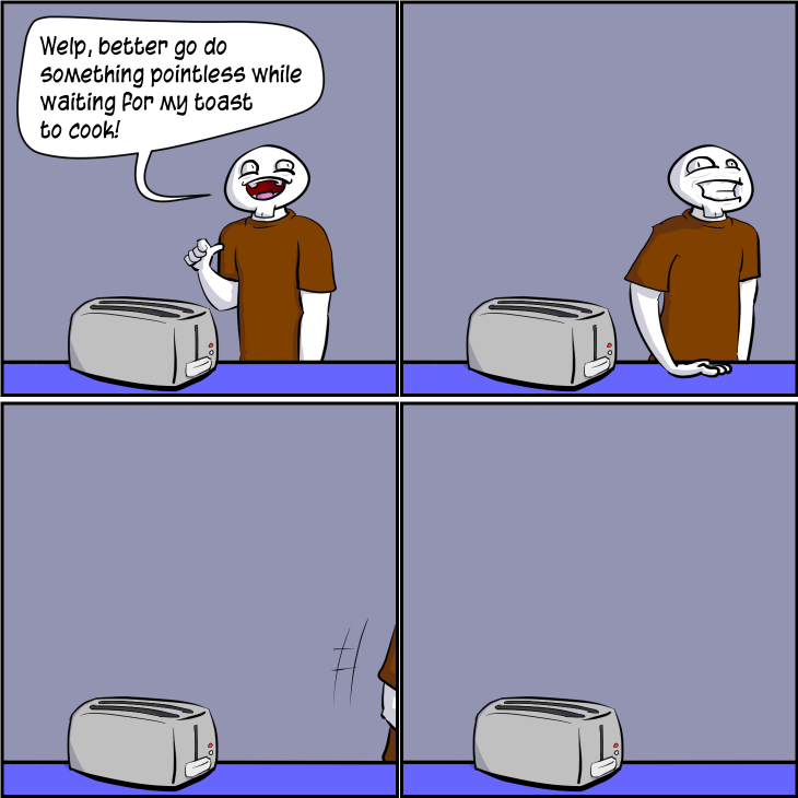 Humorous toaster