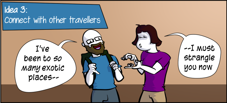 Connect with travellers