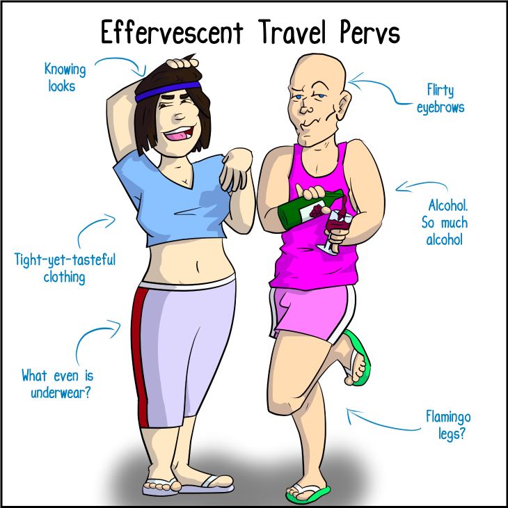 Effervescent Travel Pervs Travellers Stereotype