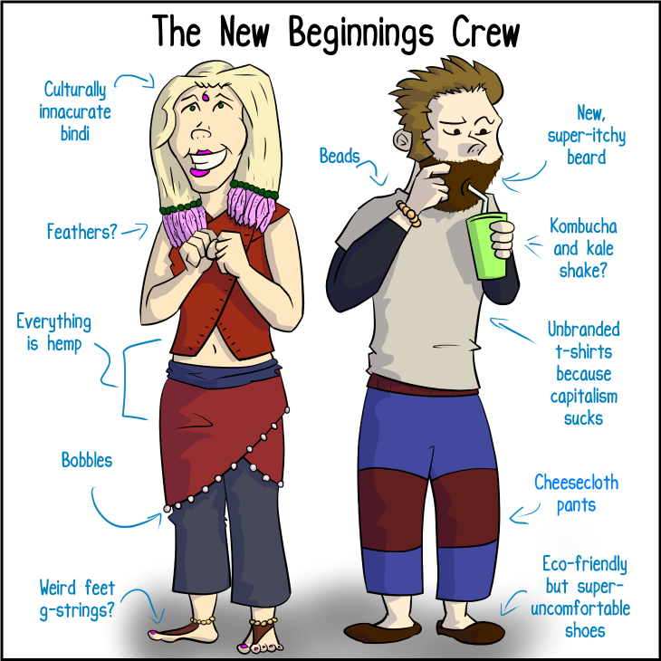 New Beginning Crew Travellers Stereotype