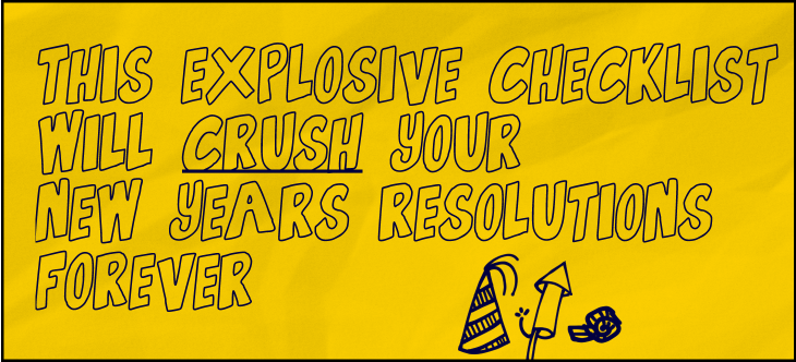 New Years Resolutions Checklist Header Image
