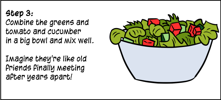 Forgiveness Salad Combine