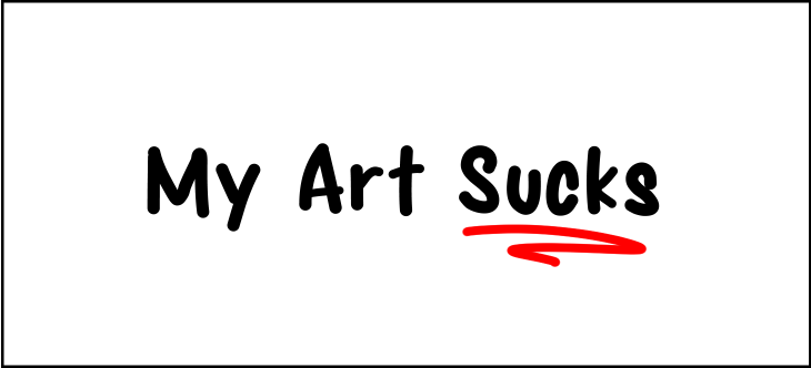 My Art Sucks Header Image